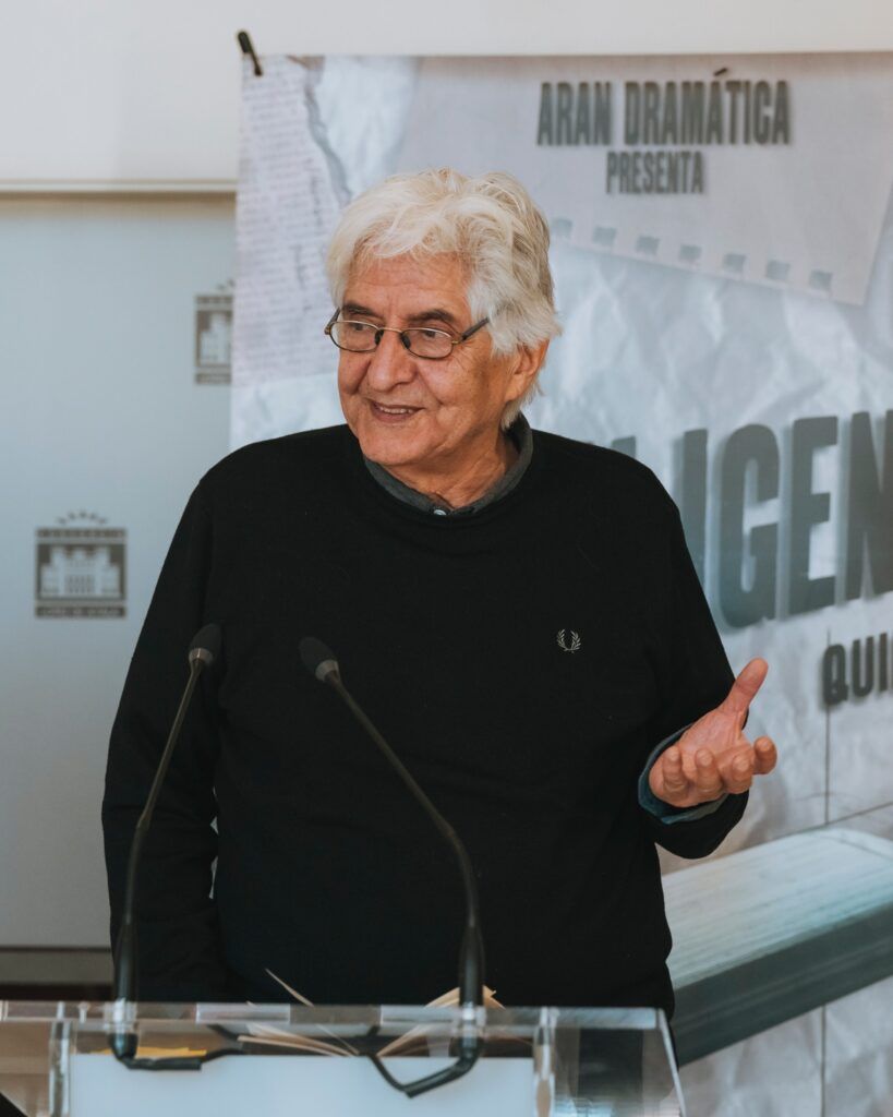 Eugenio Amaya en la presentación de 'Inteligencia'
